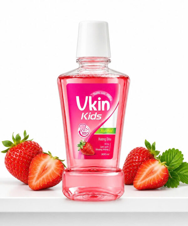 Nước súc miệng Vkin Kids hương Dâu