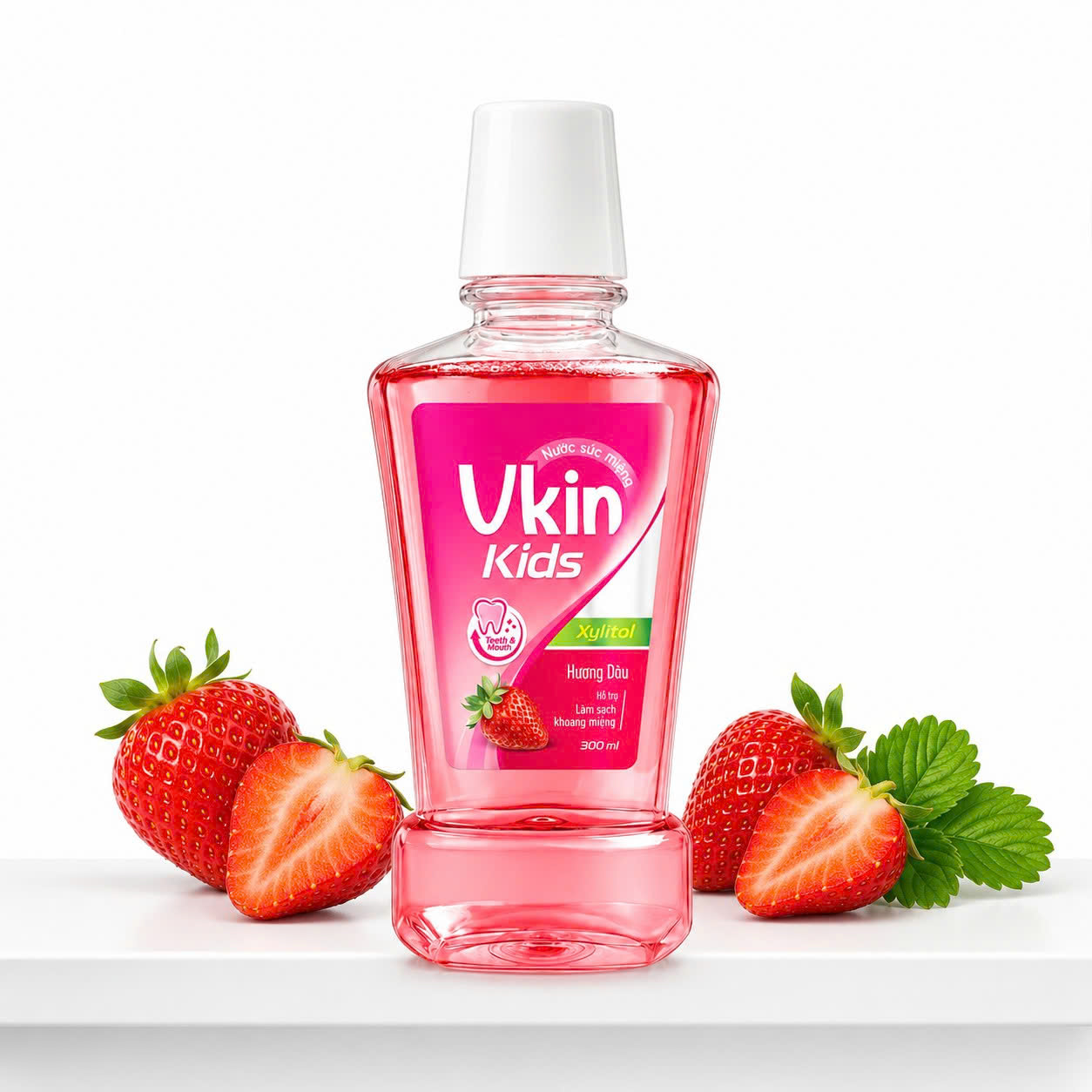 Nước súc miệng Vkin Kids hương Dâu