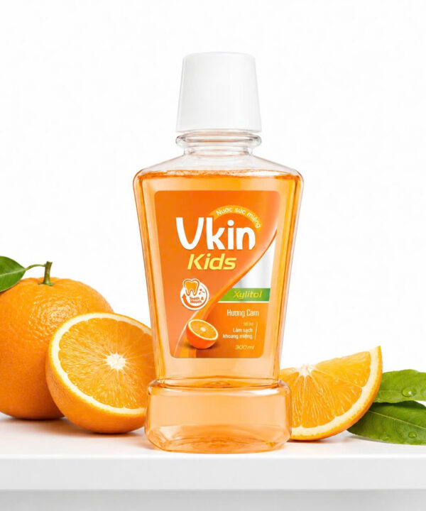 Nước súc miệng Vkin Kids hương Cam