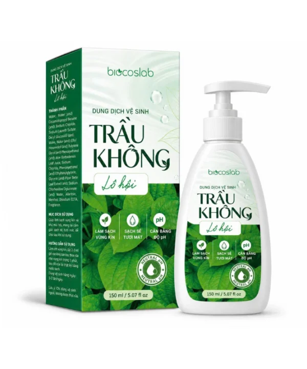 Dung Dịch Vệ Sinh Trầu Không Lô Hội Chính Hãng | Biocoslab
