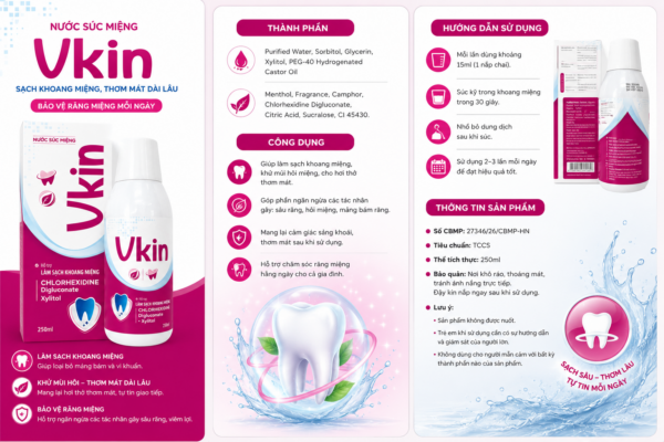Ai nên sử dụng nước súc miệng Vkin?